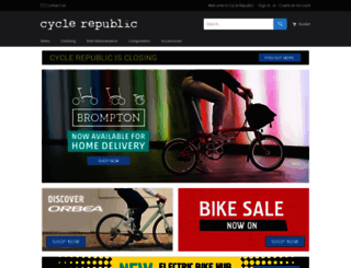 cyclerepublic.com screenshot