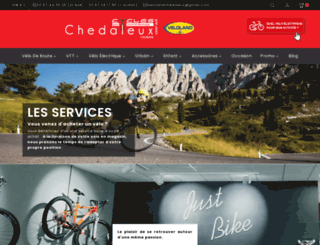 cycles-chedaleux-saint-ave.com screenshot