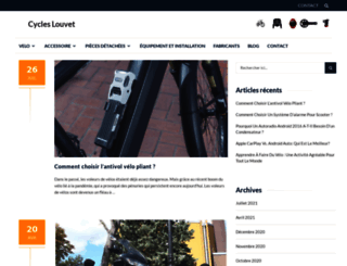 cycles-louvet.com screenshot