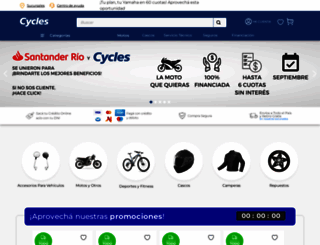cycles.com.ar screenshot