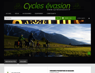 cyclesevasion.fr screenshot