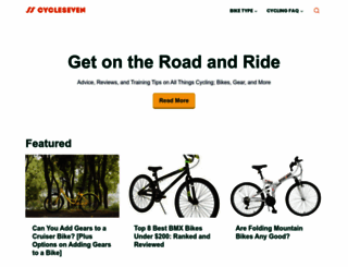 cycleseven.org screenshot