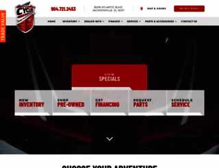 cyclesofjacksonville.com screenshot