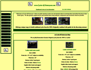 cyclesofyesteryear.com screenshot