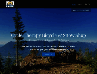 cycletherapybikeshop.com screenshot