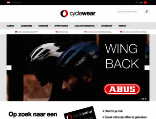 cyclewear.eu screenshot