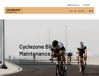 cyclezoneshop.com screenshot