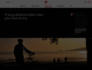 cycling.visitwales.com screenshot