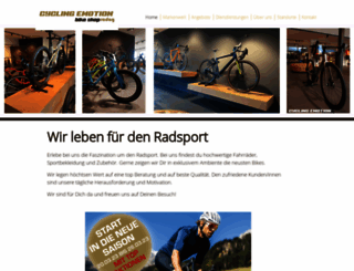 cyclingemotion.ch screenshot