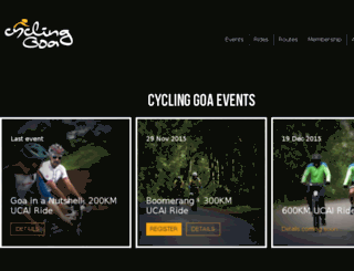cyclinggoa.com screenshot