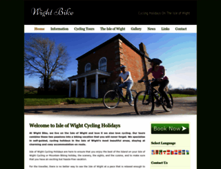cyclingholidays-isleofwight.co.uk screenshot