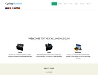 cyclingmuseum.net screenshot
