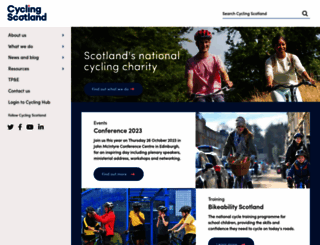 cyclingscotland.org screenshot