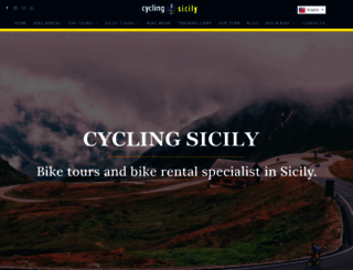 cyclingsicily.com screenshot