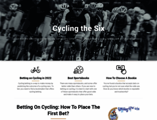 cyclingthe6.com screenshot