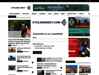 cyclingutah.com screenshot