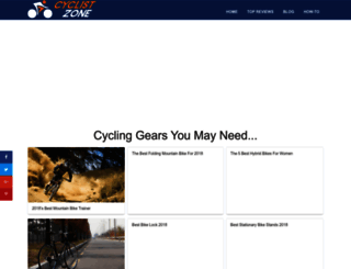 cyclistzone.com screenshot