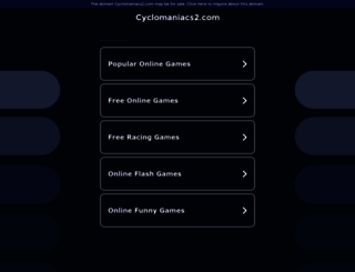 cyclomaniacs2.com screenshot