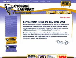 cyclonelaundry.com screenshot