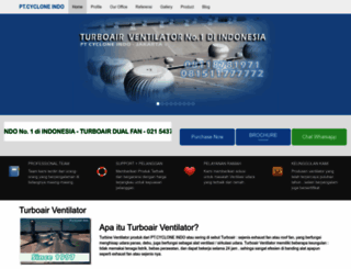 cycloneturbineventilator.com screenshot
