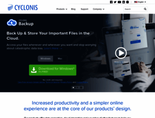 cyclonis.com screenshot