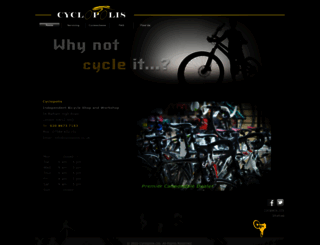 cyclopolis.co.uk screenshot