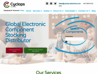 cyclops-electronics.com screenshot