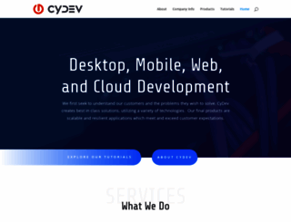cydev.net screenshot