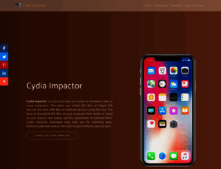 cydiaimpactor.biz screenshot