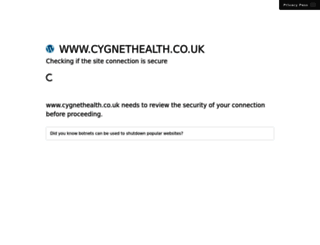 cygnethealth.co.uk screenshot