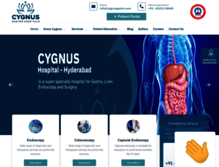 cygnusgastro.com screenshot