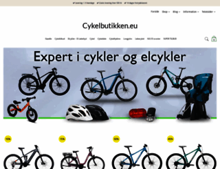 cykelbutikken.eu screenshot