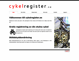 cykelregister.se screenshot