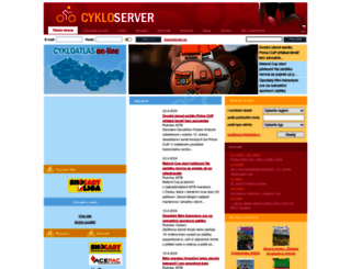 cykloserver.cz screenshot
