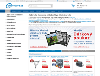 cyklovybava.cz screenshot