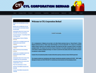 cylcorporation.com screenshot
