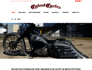 cylentcycles.com screenshot