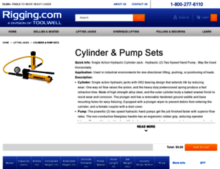 cylinderjacks.com screenshot