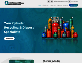 cylinderrecyclers.com screenshot