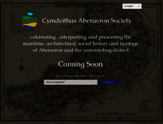 cymdeithasaberaeron.org screenshot