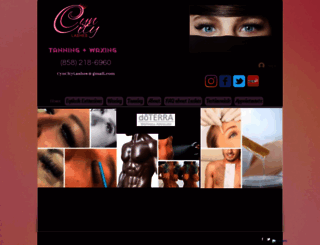 cyncitylashes.com screenshot