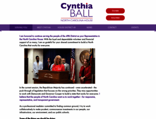 cynthiafornc.com screenshot