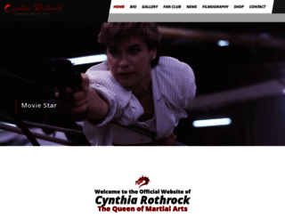 cynthiarothrockofficial.com screenshot