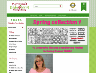cynthiasembroidery.com screenshot