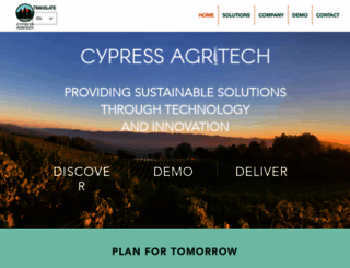 cypressagritech.com screenshot