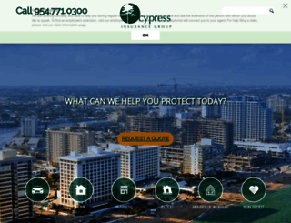 cypressinsurance.com screenshot