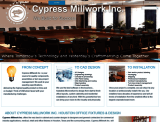 cypressmillwork.com screenshot