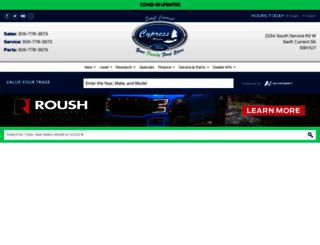 cypressmotors.com screenshot