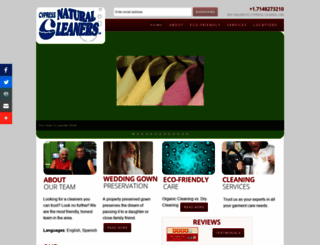 cypressnaturalcleaners.com screenshot