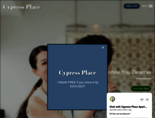cypressplaceil.com screenshot